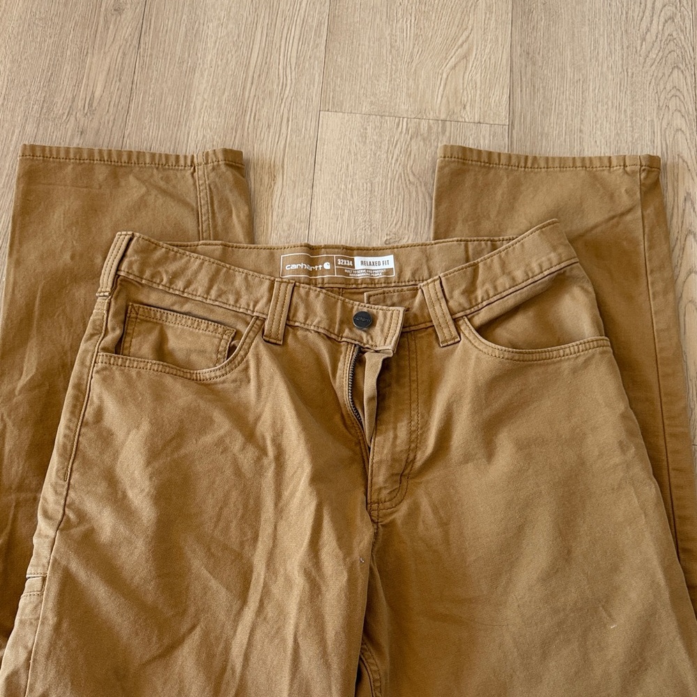 Carhartt Men's Tan Cargo Pants - Picture 2 of 3
